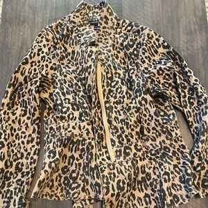 Lane Bryant animal print jacket